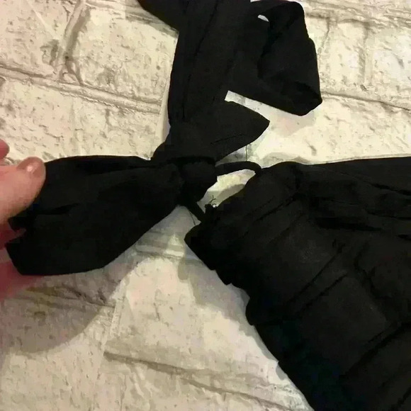 NWT women’s Helium London Black Elastic High Waist Crop Pants Size 3X - Picture 5 of 6